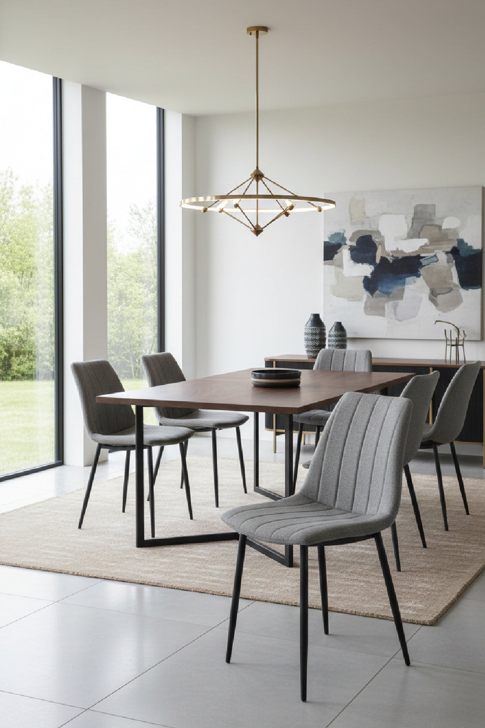 Channel-Tufted Dining Chairs (2) by Splendido Drew, alternate view 2