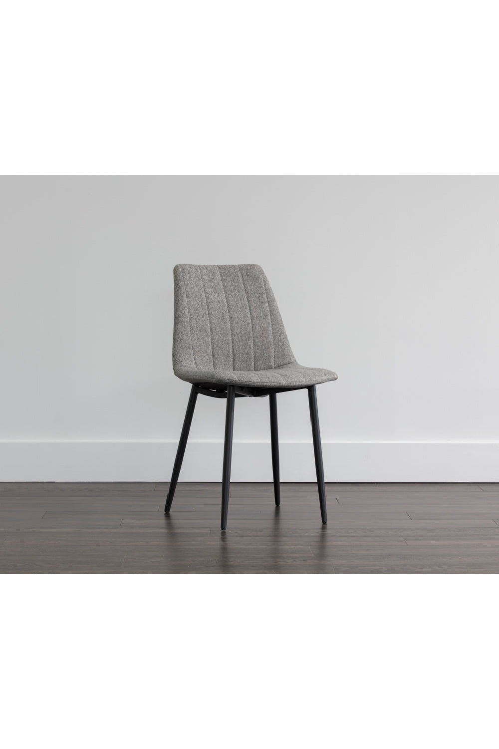 Modern European furniture - Channel-Tufted Dining Chairs (2) - www.oroa.com