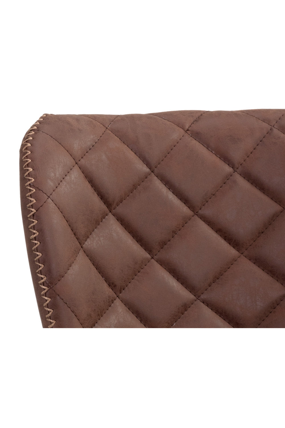 Leather-Look Diamond-Stitched Counter Stools (2) by Splendido Lyla, alternate view 6