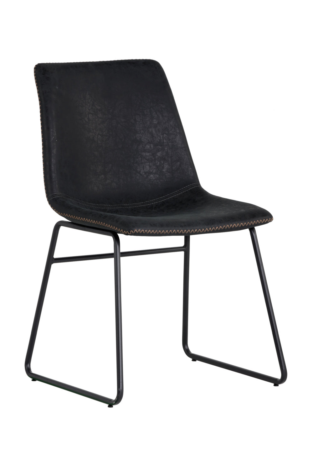 Leather Look Mid-Century Dining Chairs (2) by Splendido Cal, alternate view 10