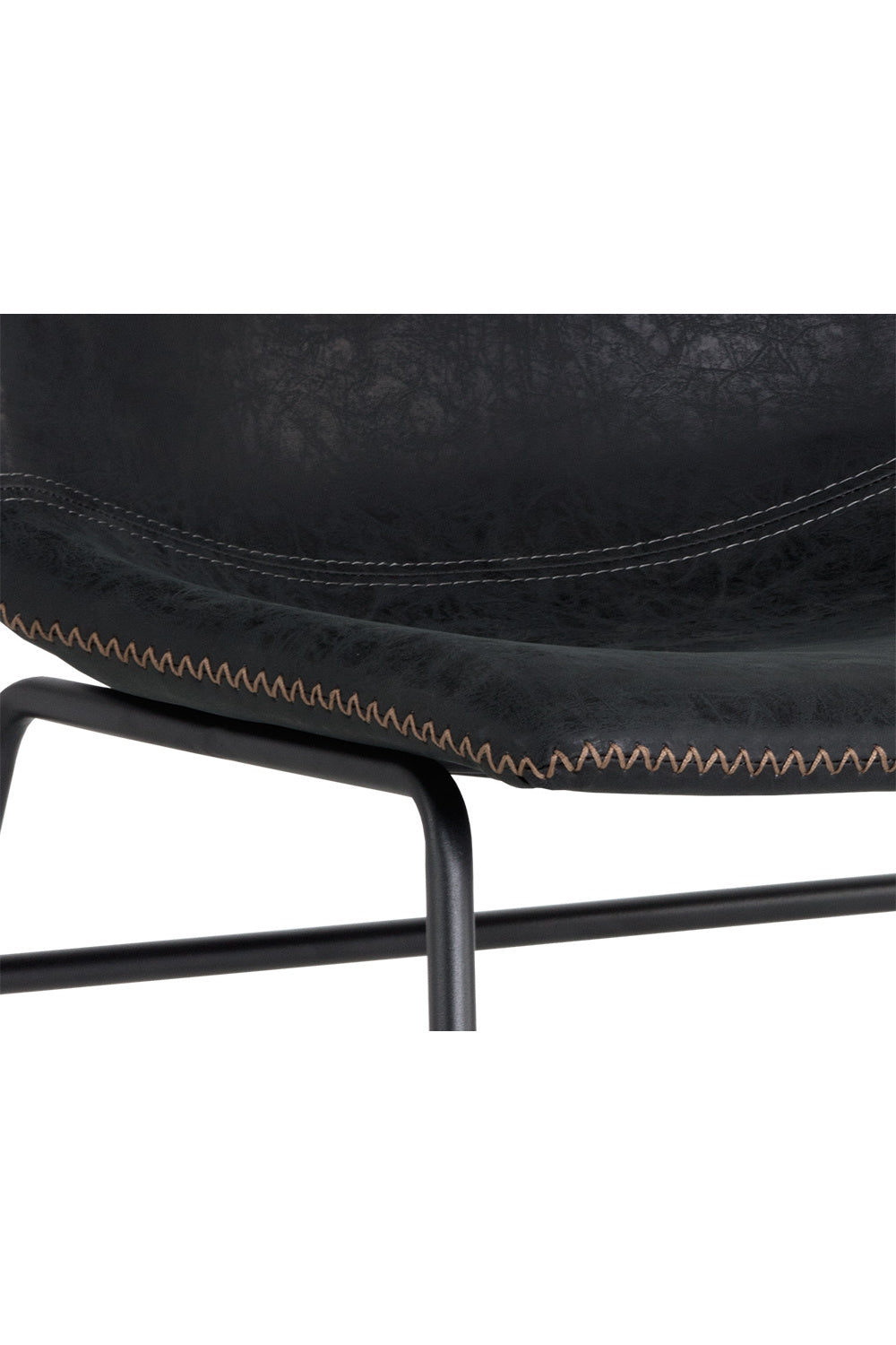 Leather Look Mid-Century Dining Chairs (2) by Splendido Cal, alternate view 16