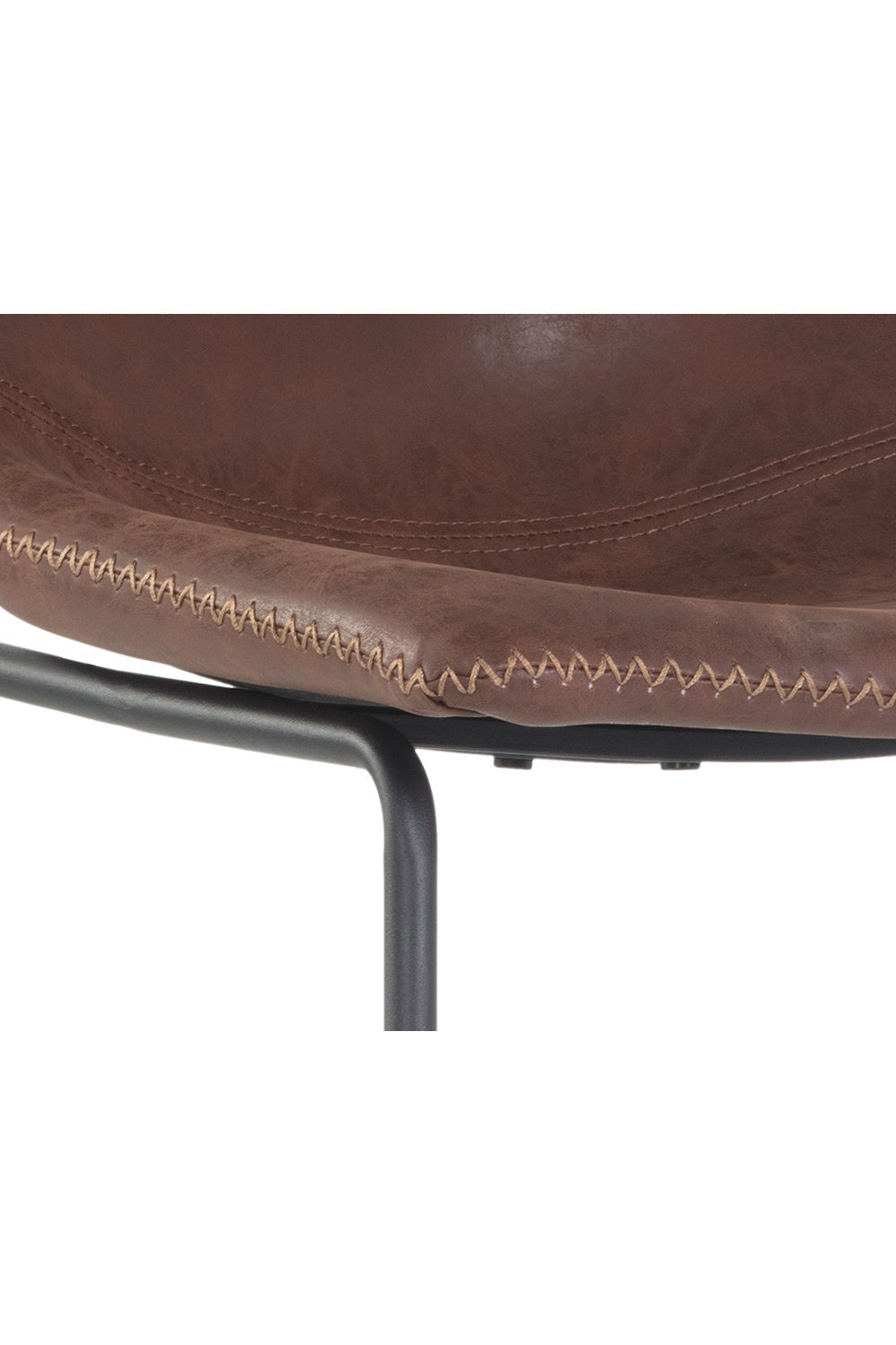 Leather-Look Mid-Century Counter Stools (2) by Splendido Cal, alternate view 13