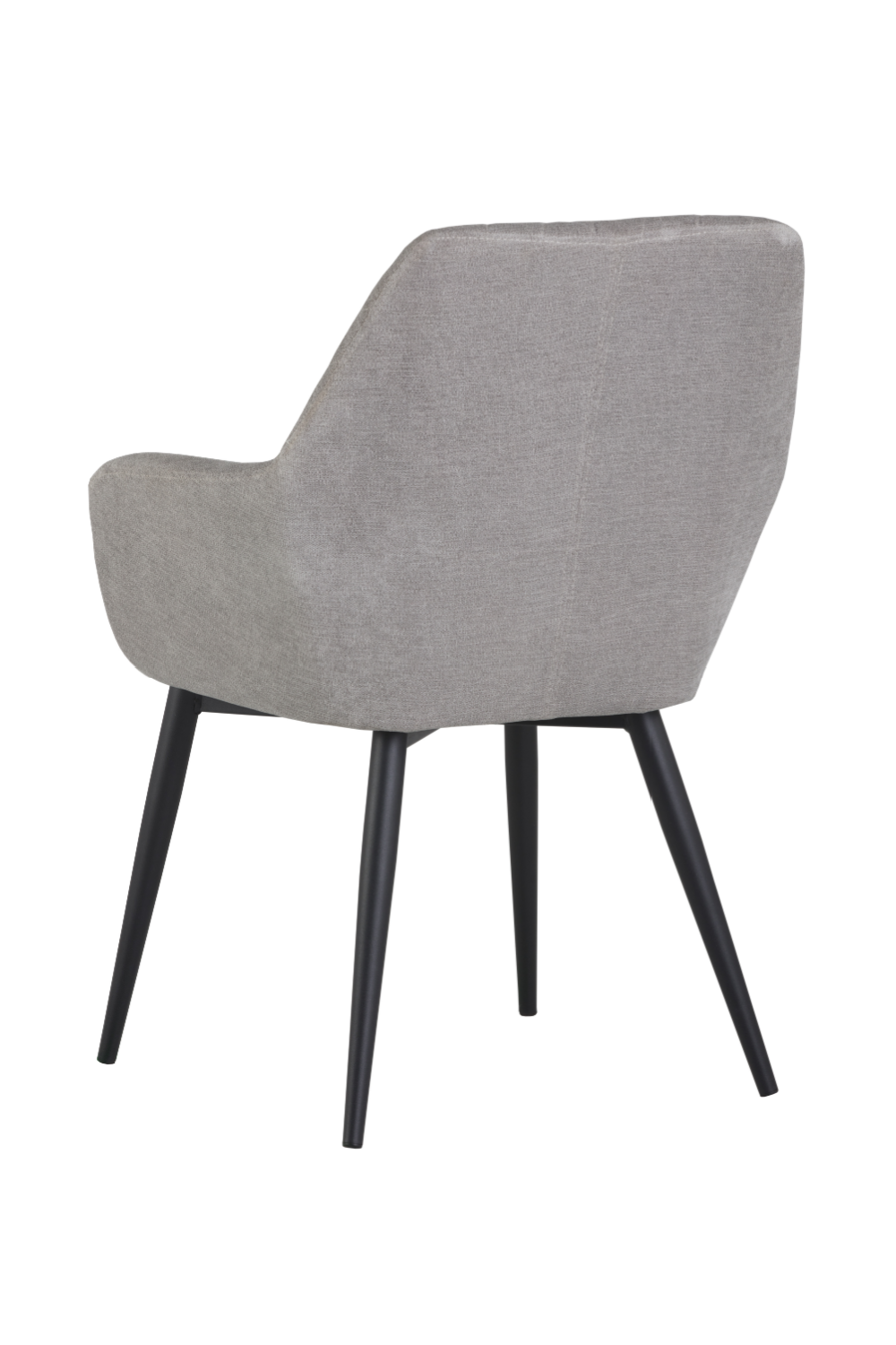 Gray Diamond-Tufted Dining Armchair by Splendido Jayna Dining Chair, alternate view 4