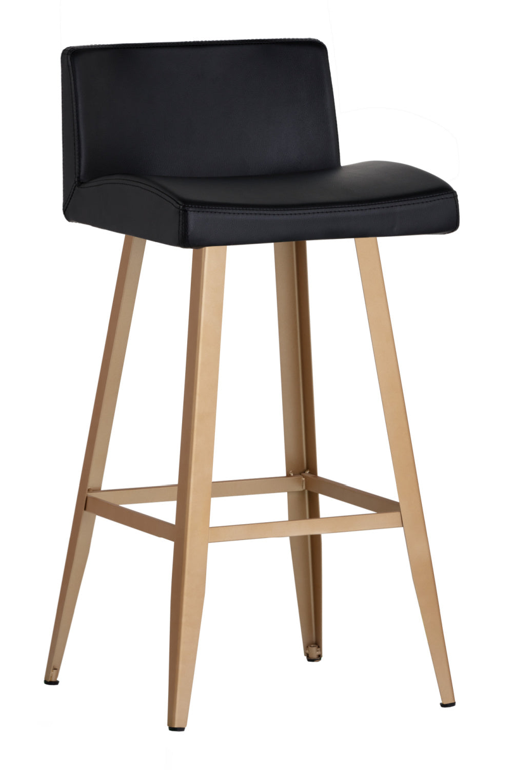 Black Leather Look Counter Stool by Splendido Dani