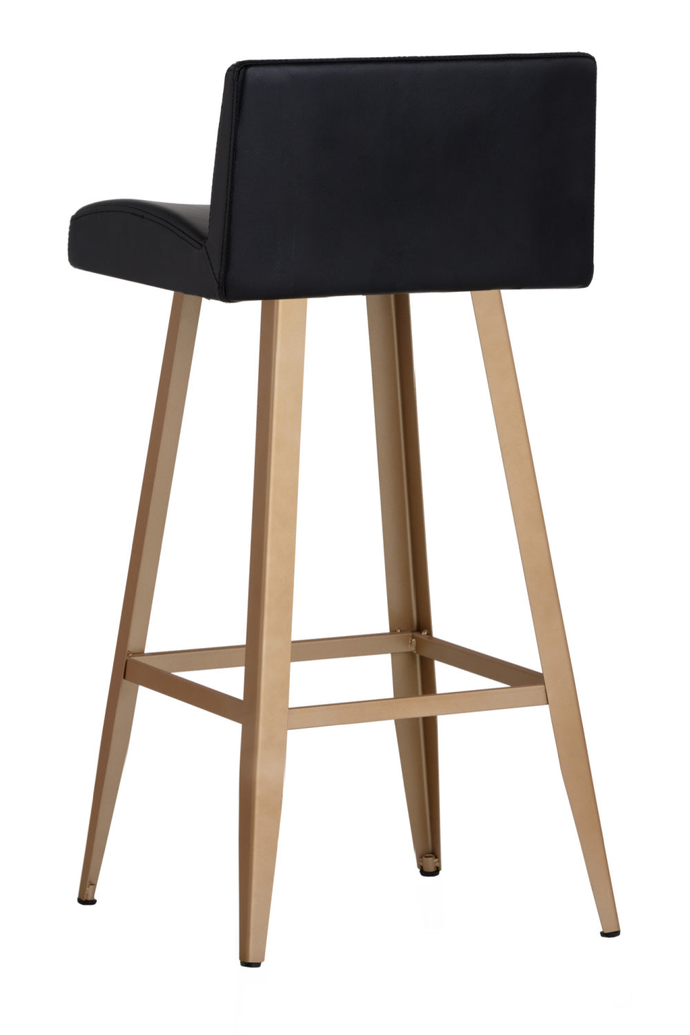 Black Leather Look Counter Stool by Splendido Dani, alternate view 4