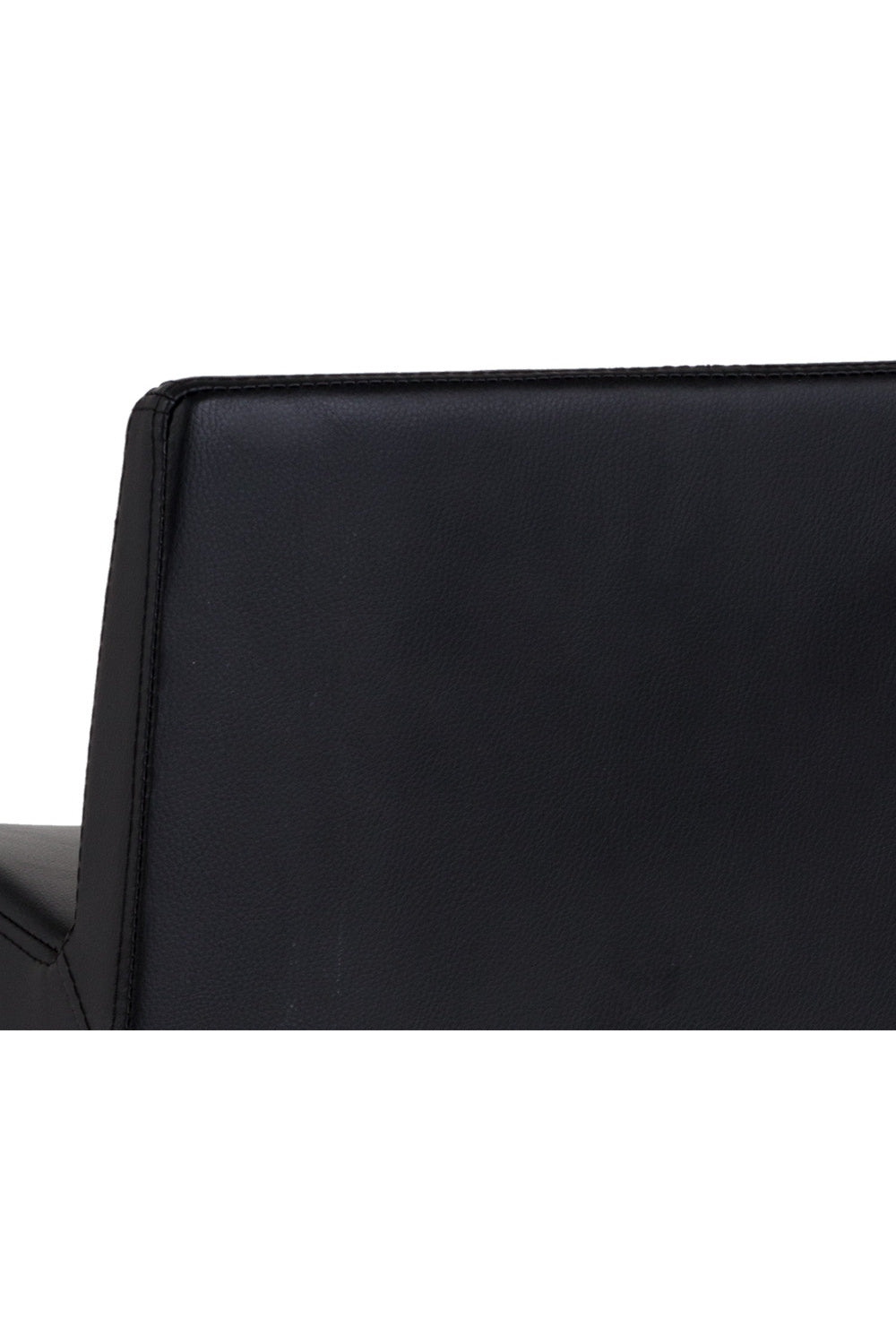 Black Leather Look Counter Stool by Splendido Dani, alternate view 6