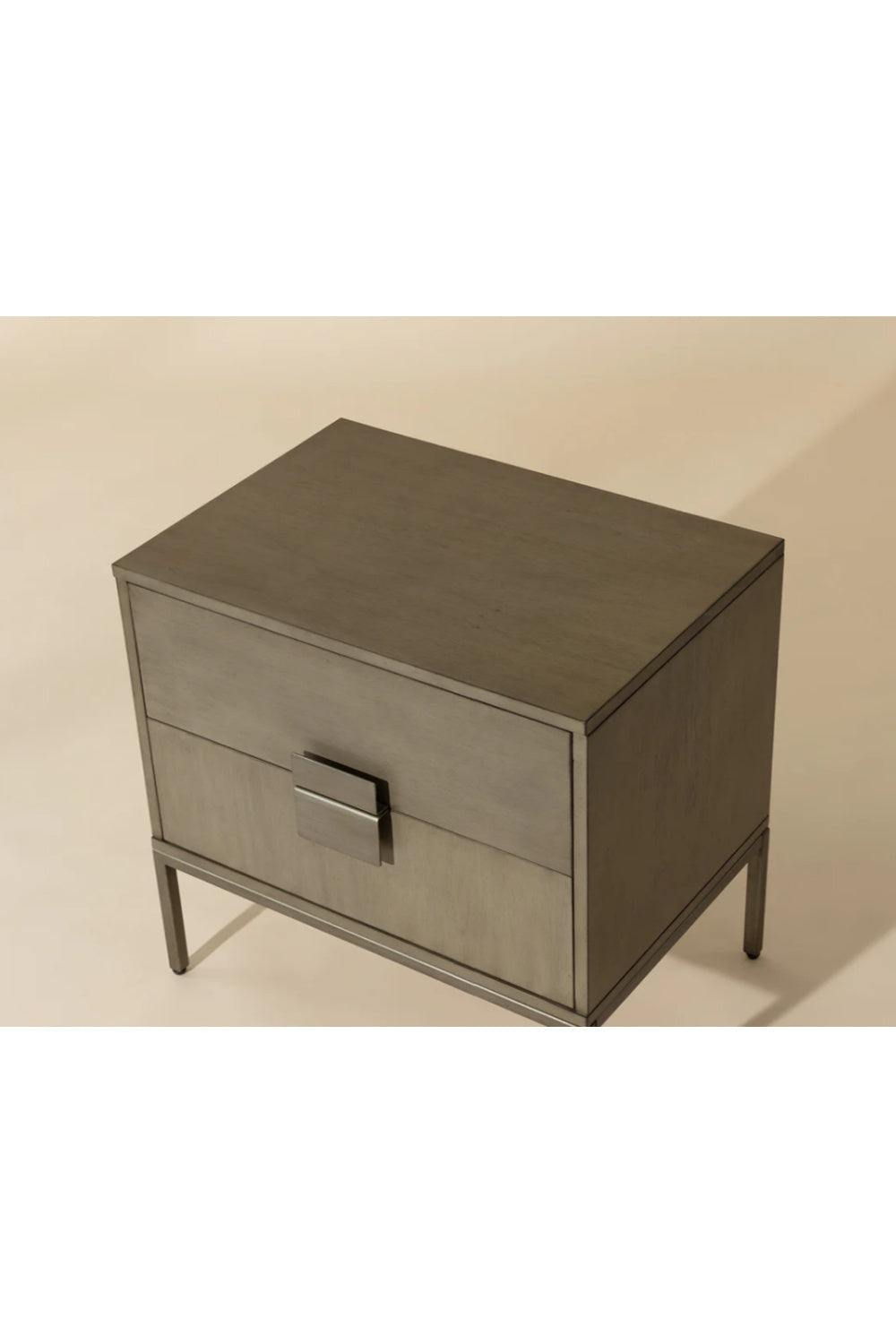 Acacia Wood 2-Drawer Nightstand by Splendido Jade, alternate view 7
