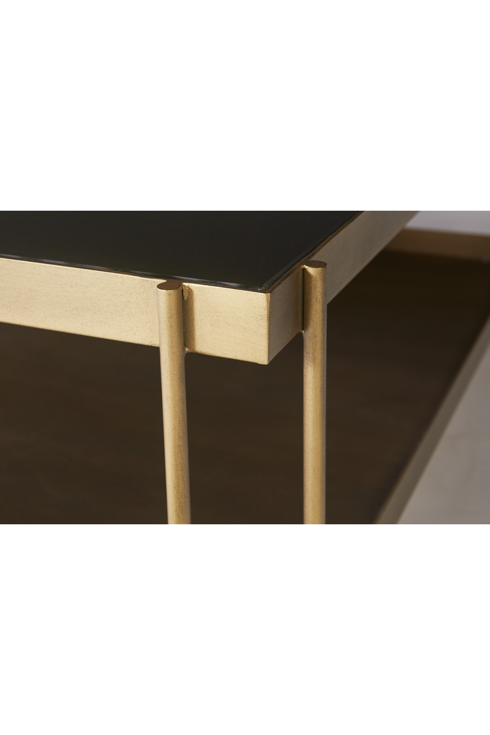Square Black Glass Coffee Table by Splendido Finch, alternate view 6