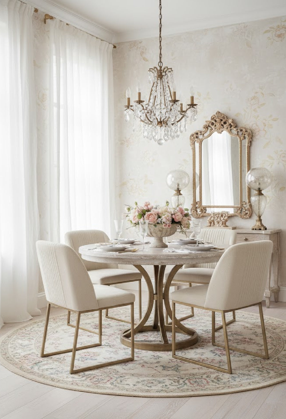 Modern European furniture - Ruched Back Dining Chairs (2) - www.oroa.com