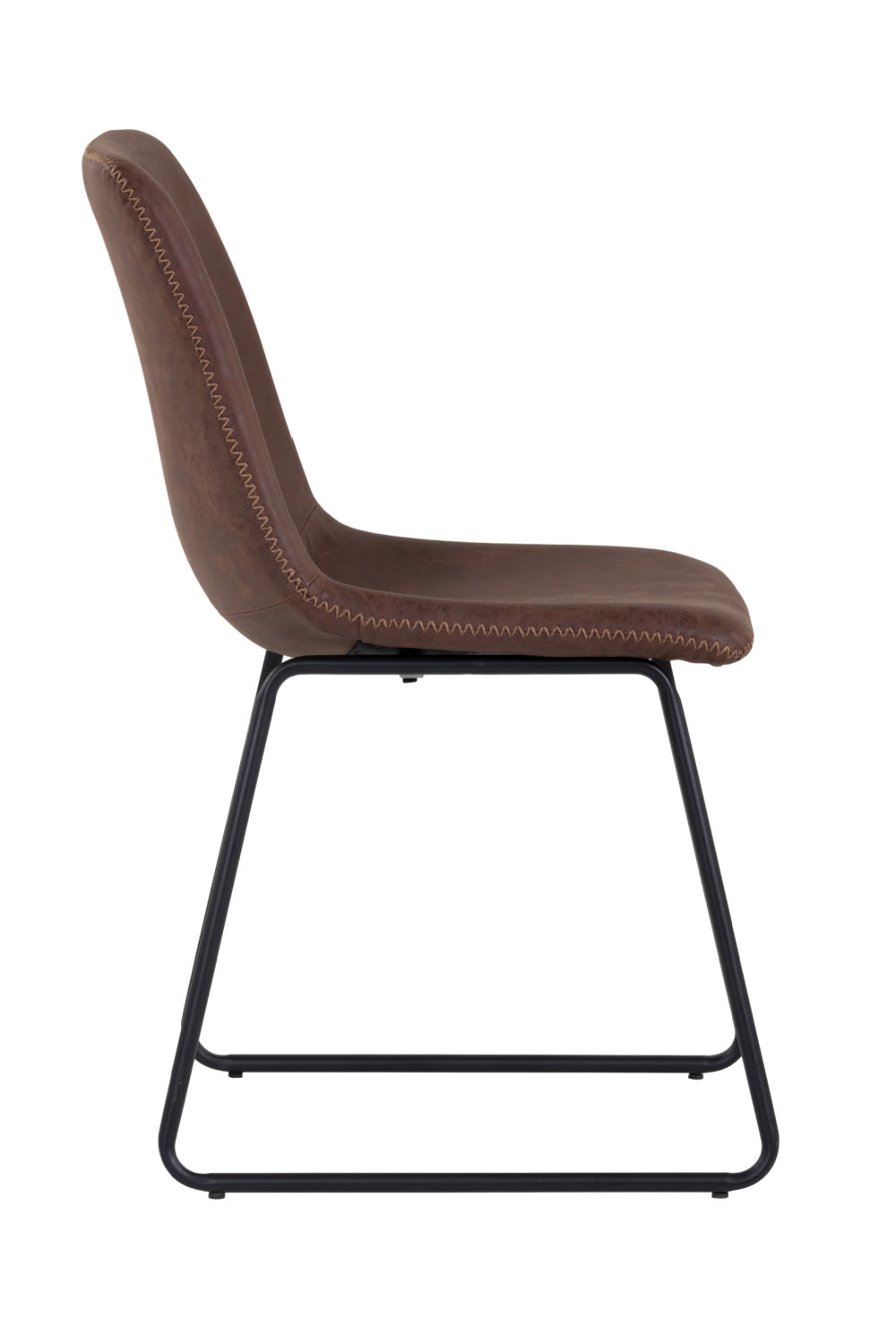 Leather Look Mid-Century Dining Chairs (2) by Splendido Cal, alternate view 3
