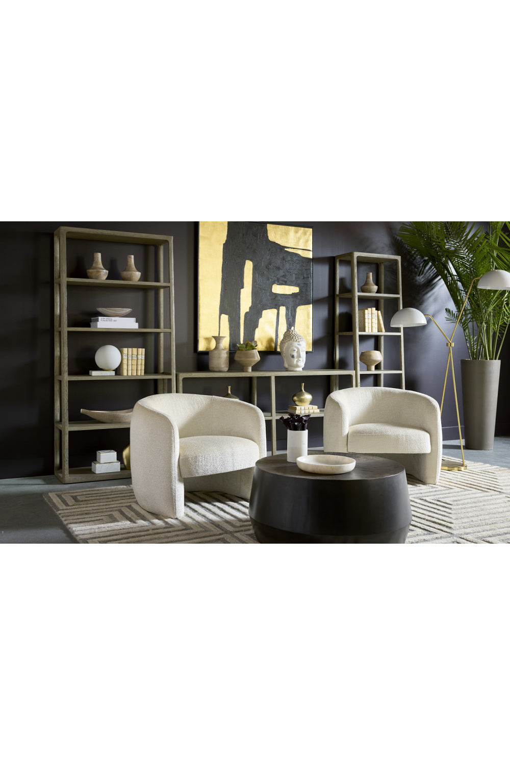 Etched Aluminum Coffee Table by Splendido Creed, alternate view 9