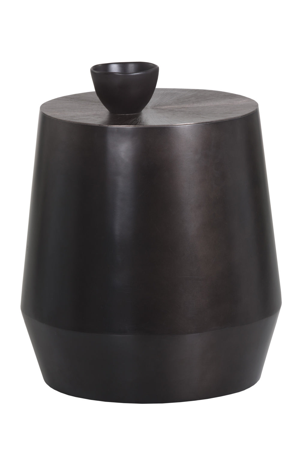 Etched Aluminum End Table by Splendido Creed Side Table, alternate view 12