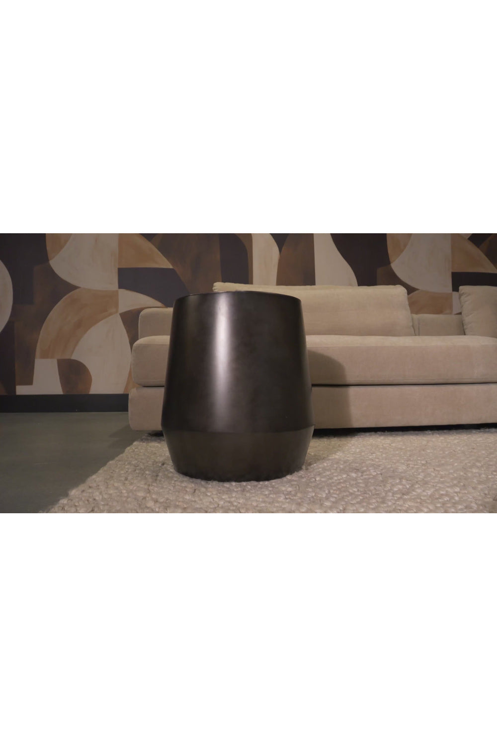 Modern European furniture - Etched Aluminum End Table - www.oroa.com