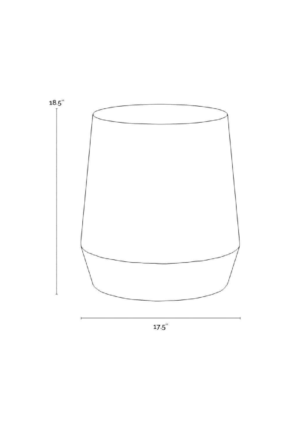 Etched Aluminum End Table by Splendido Creed Side Table, alternate view 19