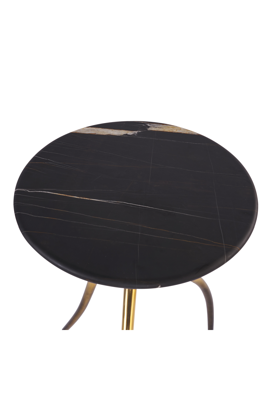 Black Marble End Table by Splendido Trent Side Table, alternate view 4