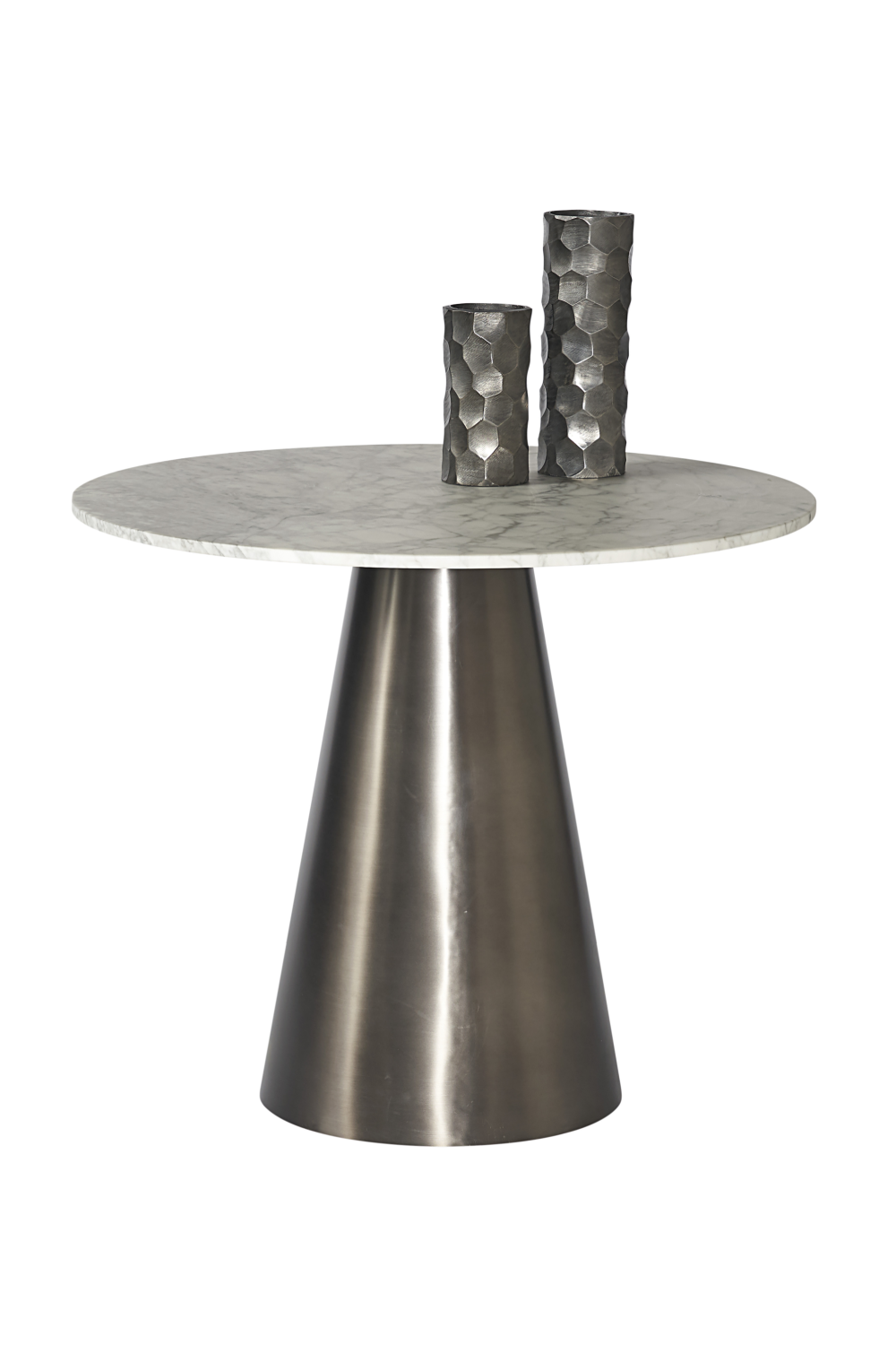 Carrara Marble Round Bistro Table by Splendido Damon Dining Table, alternate view 10