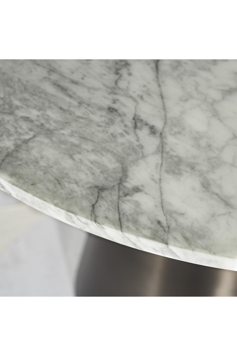 Carrara Marble Round Bistro Table by Splendido Damon Dining Table, alternate view 11