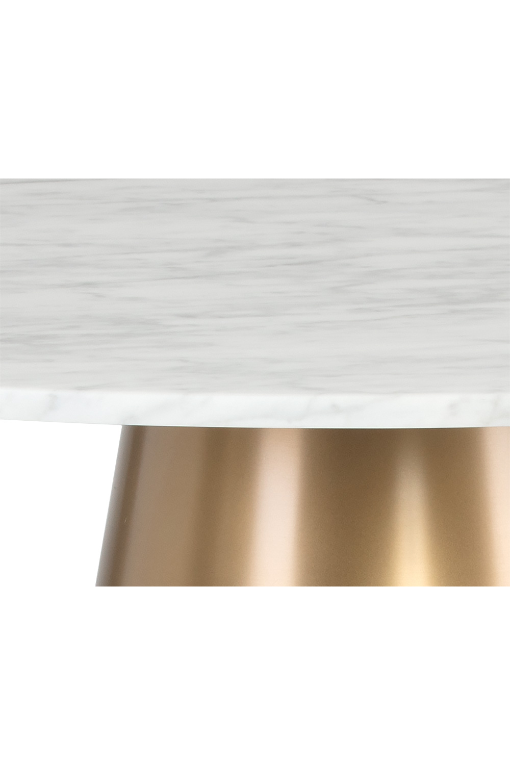 Carrara Marble Round Bistro Table by Splendido Damon Dining Table, alternate view 5
