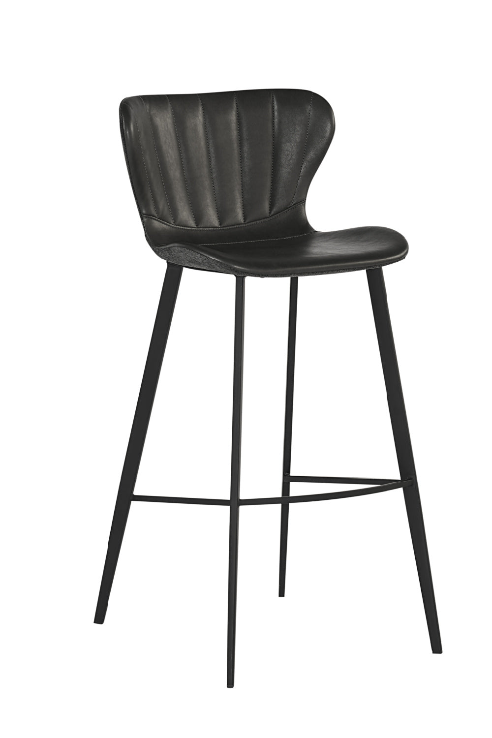Modern European furniture - Clamshell Style Tufted Bar Stool - www.oroa.com
