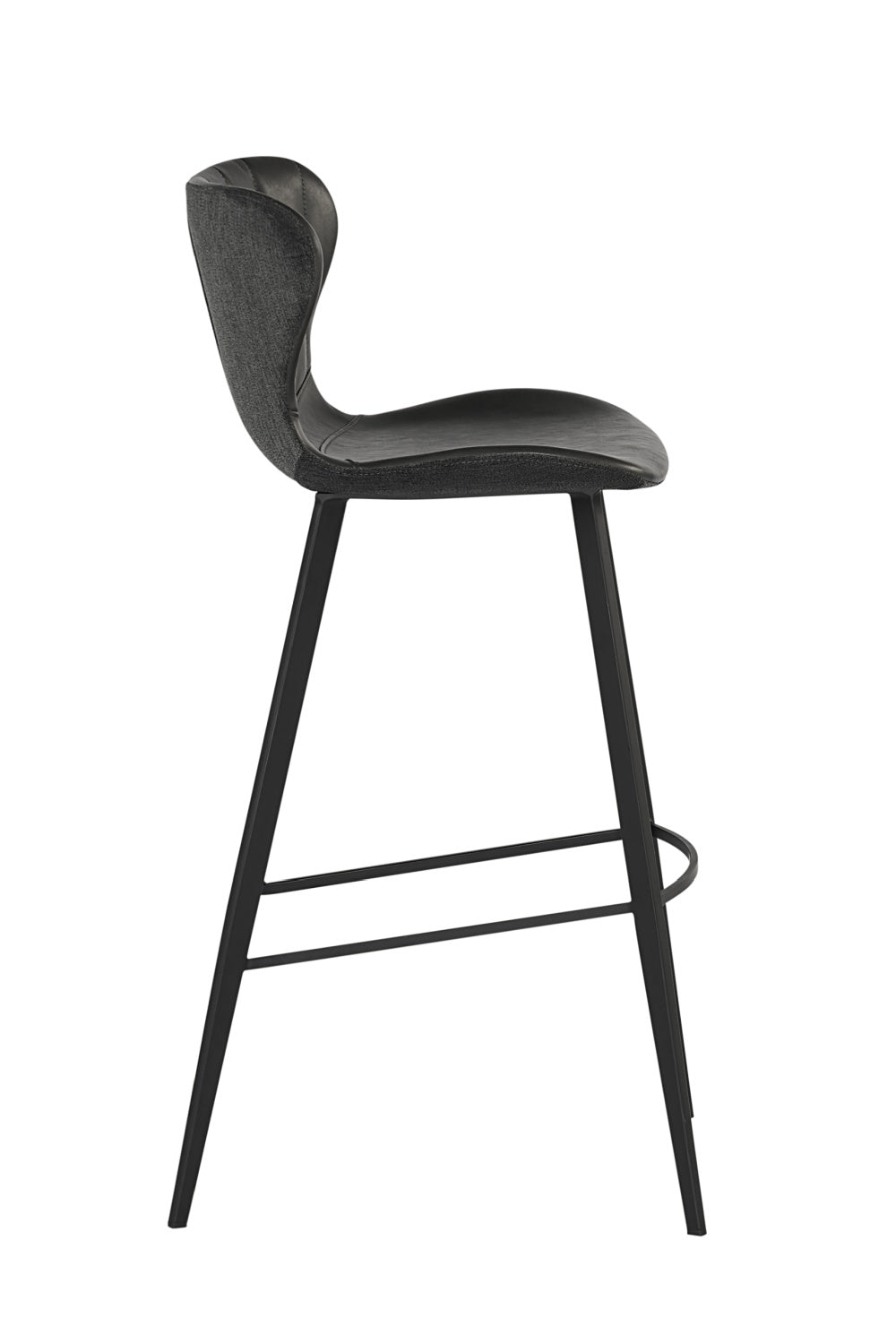 Clamshell Style Tufted Bar Stool by Splendido Arabella Barstool, alternate view 3