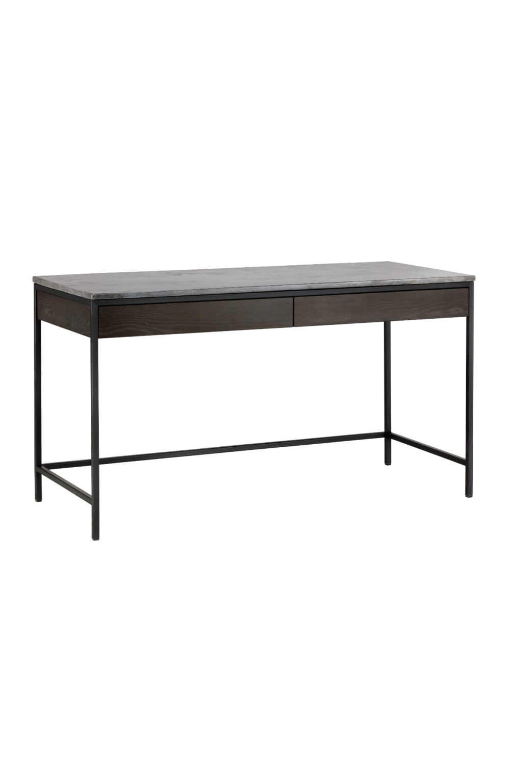 Gray Marble 2-Drawer Console Table by Splendido Stamos
