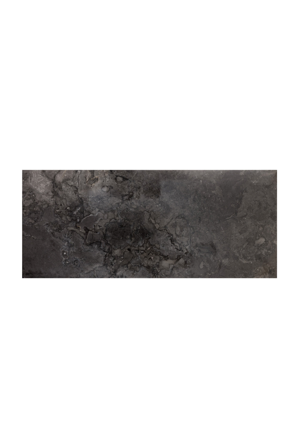 Gray Marble 2-Drawer Console Table by Splendido Stamos, alternate view 4
