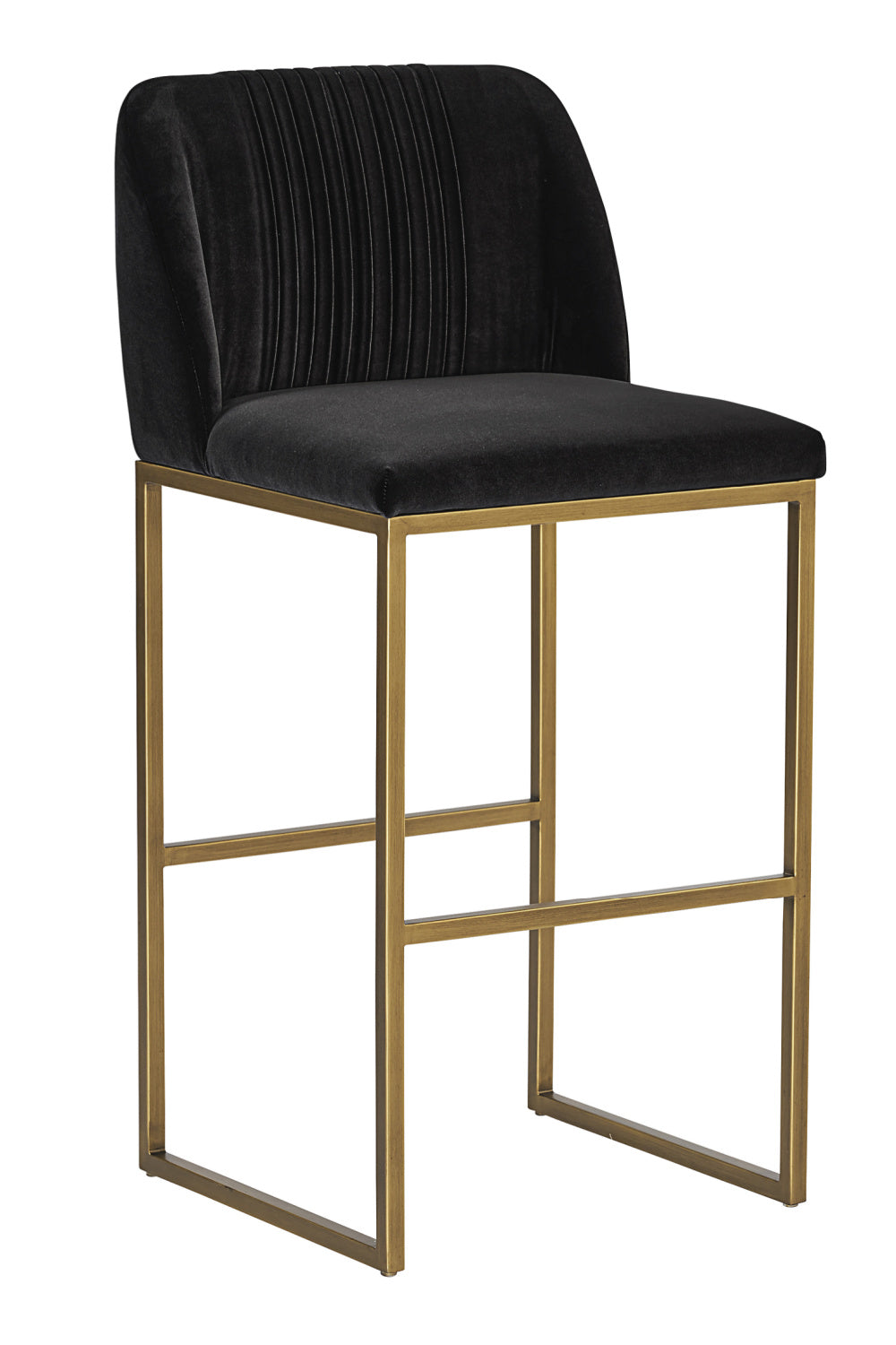 Ruched-Back Fabric Counter Stool by Splendido Nevin, alternate view 9
