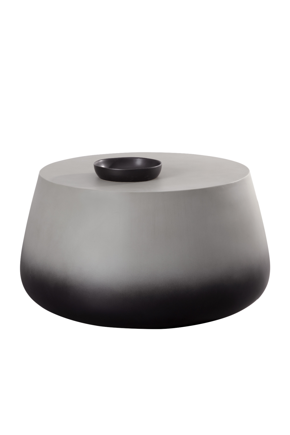 Ombre Concrete Drum Indoor/Outdoor Coffee Table by Splendido Aries, alternate view 3