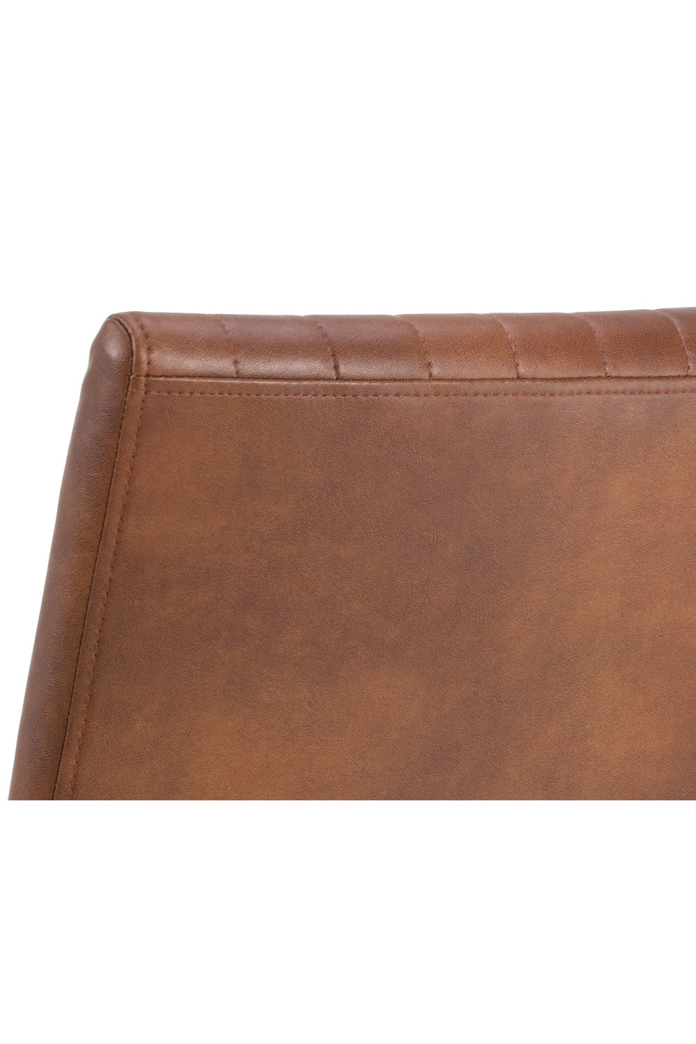 Channeled Leather Look Dining Chair by Splendido Homer, alternate view 7