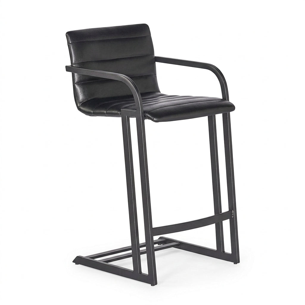Channel-Tufted Counter Stool by Splendido Webber