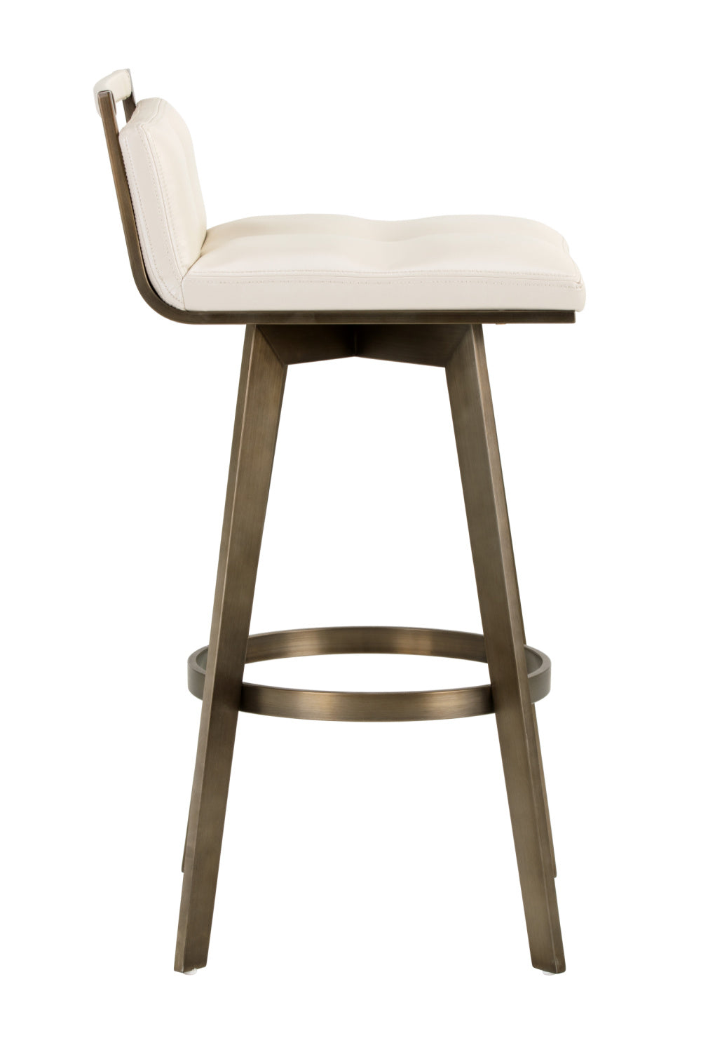 Leather-Look Swivel Bar Stool by Splendido Arizona Barstool, alternate view 3