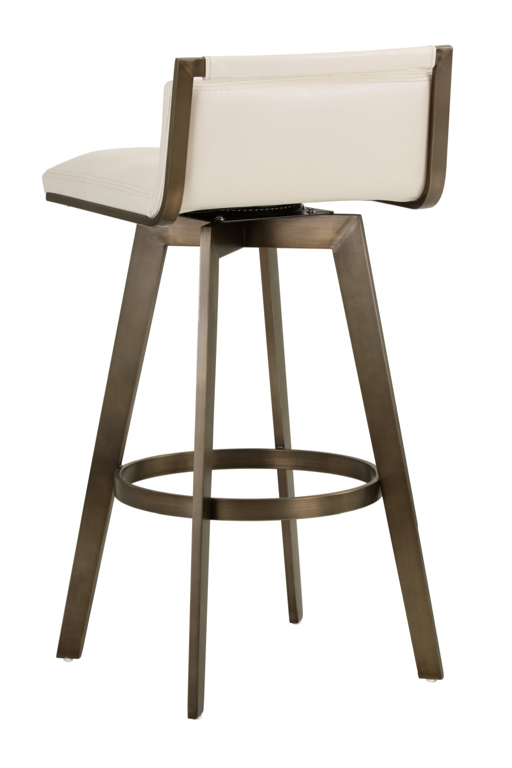 Leather-Look Swivel Bar Stool by Splendido Arizona Barstool, alternate view 4