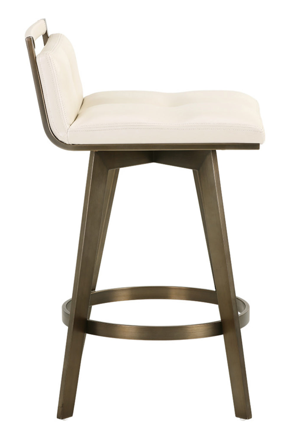 Swivel Counter Stool with Metal Frame by Splendido Arizona, alternate view 3