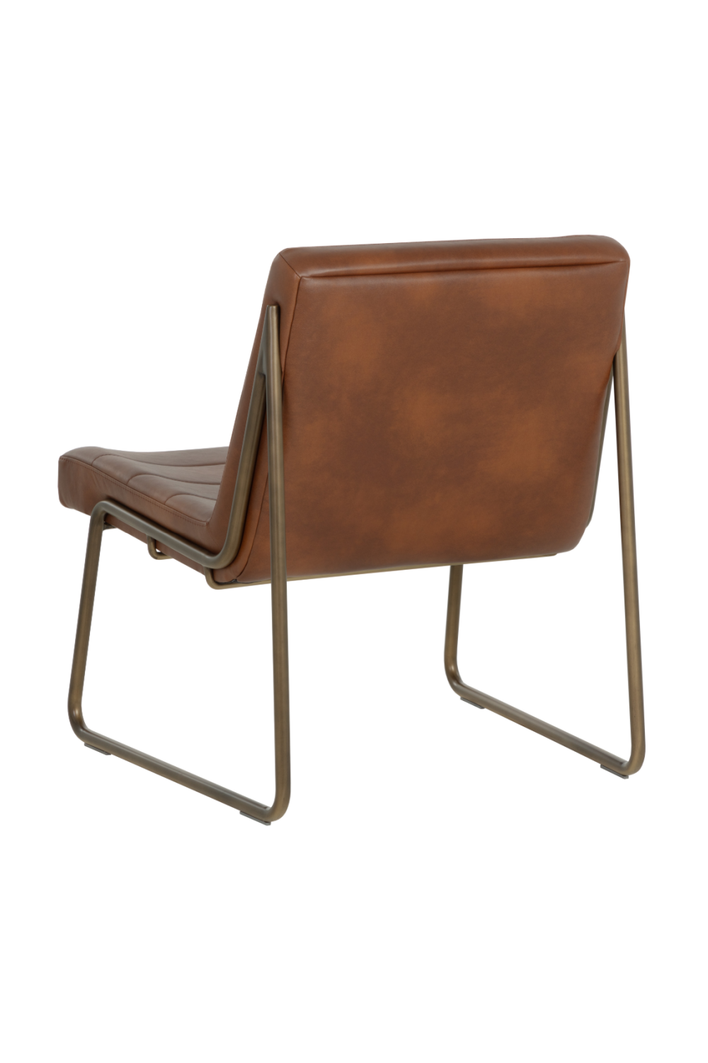 Brown Leather Lounge Chair by Splendido Anton Accent Chair, alternate view 5
