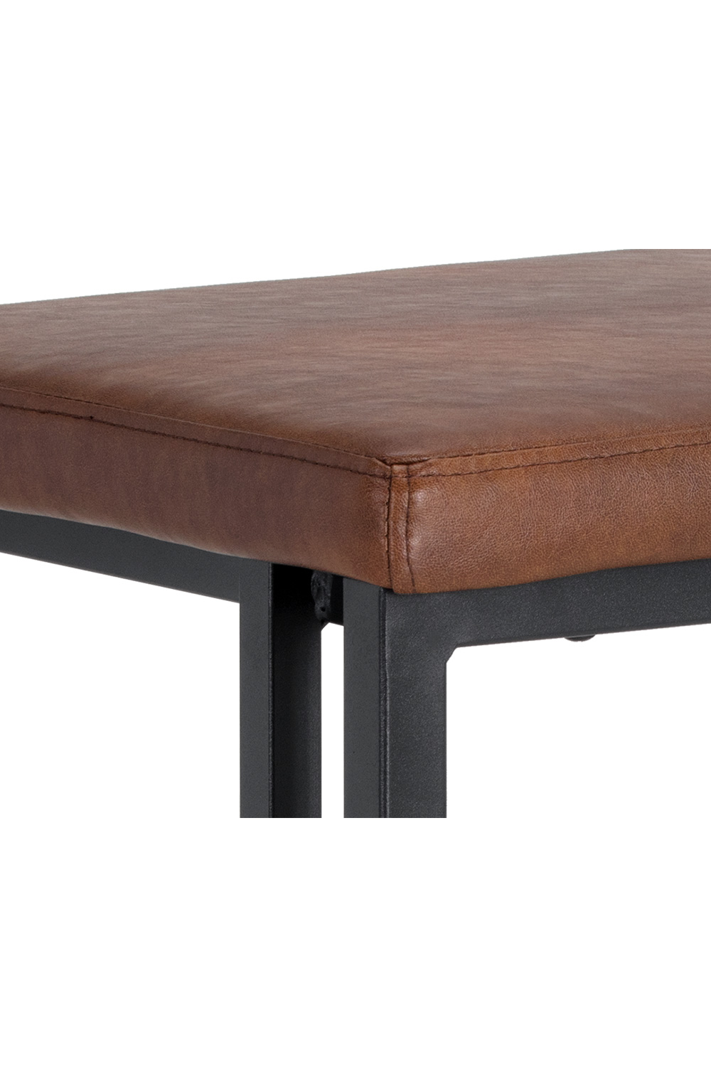 Leather Look Cantilevered Bar Stool by Splendido Boone Barstool, alternate view 5