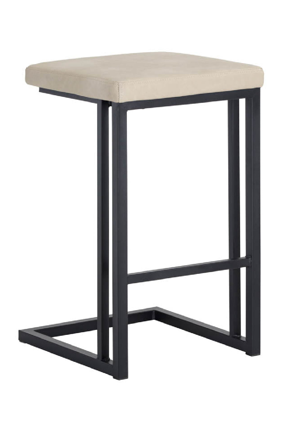 Leather-Look Backless Counter Stools (2) by Splendido Boone, alternate view 3