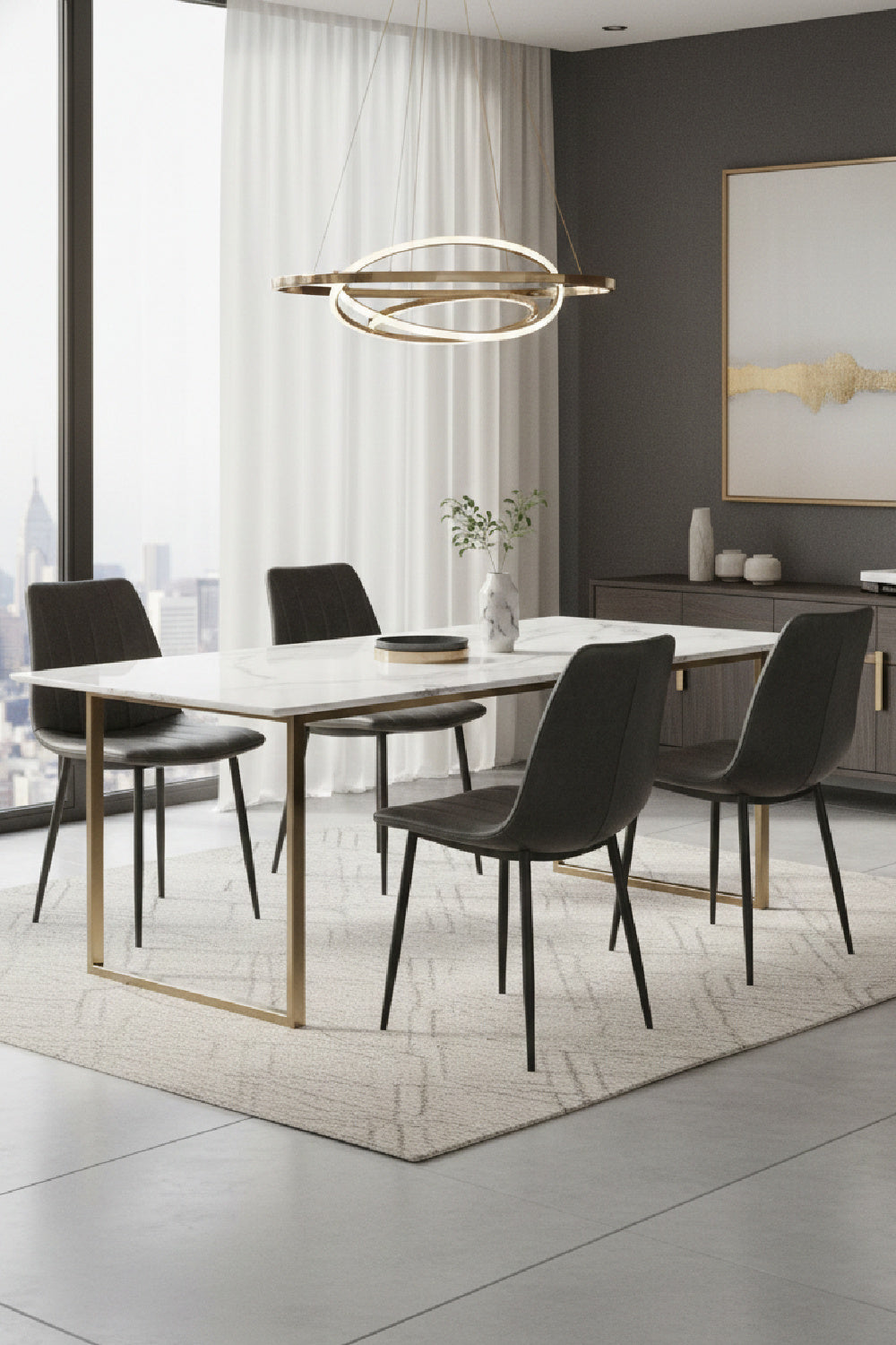 Channel-Tufted Dining Chairs (2) by Splendido Drew, alternate view 22