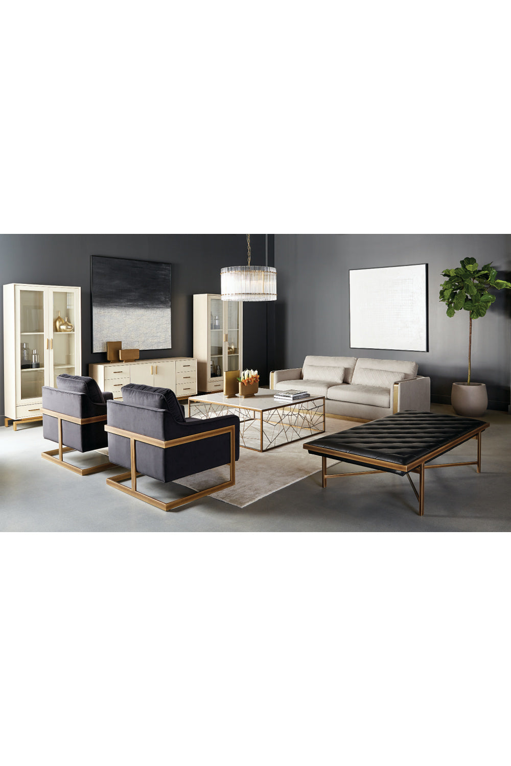 Bronze Frame Cantilevered Lounge Chair by Splendido Kalmin Accent Chair, alternate view 33