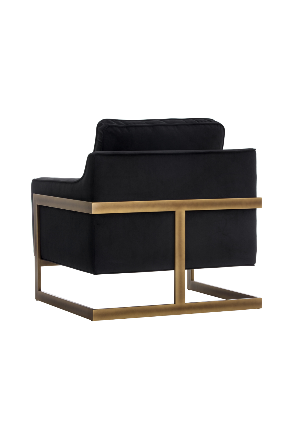 Bronze Frame Cantilevered Lounge Chair by Splendido Kalmin Accent Chair, alternate view 27