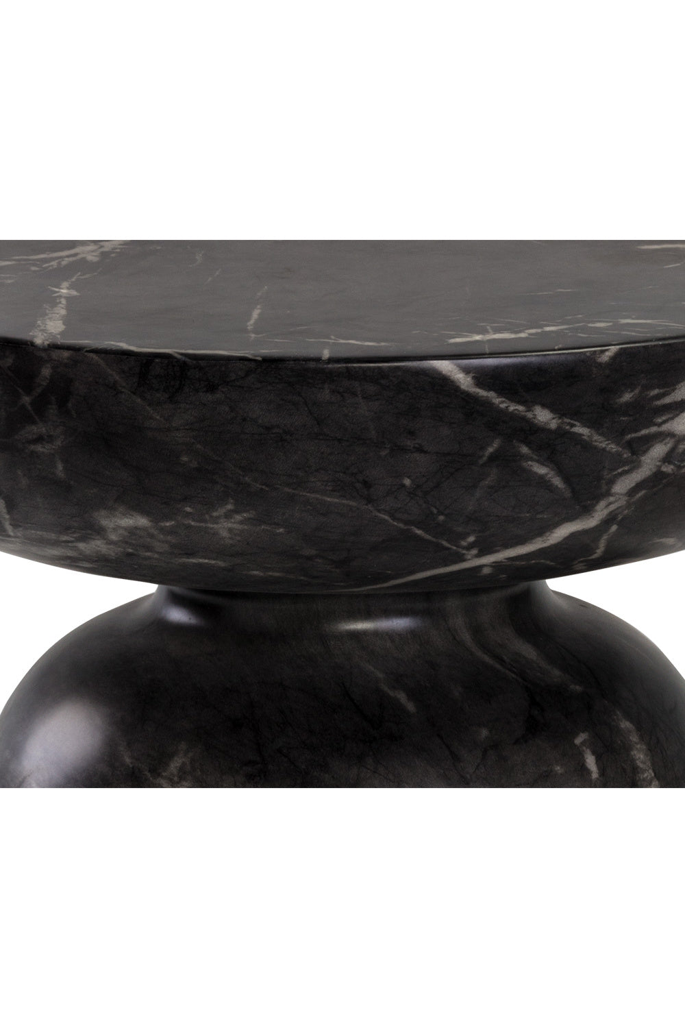 Marble-Look Indoor/Outdoor End Table by Splendido Lucida Side Table, alternate view 17