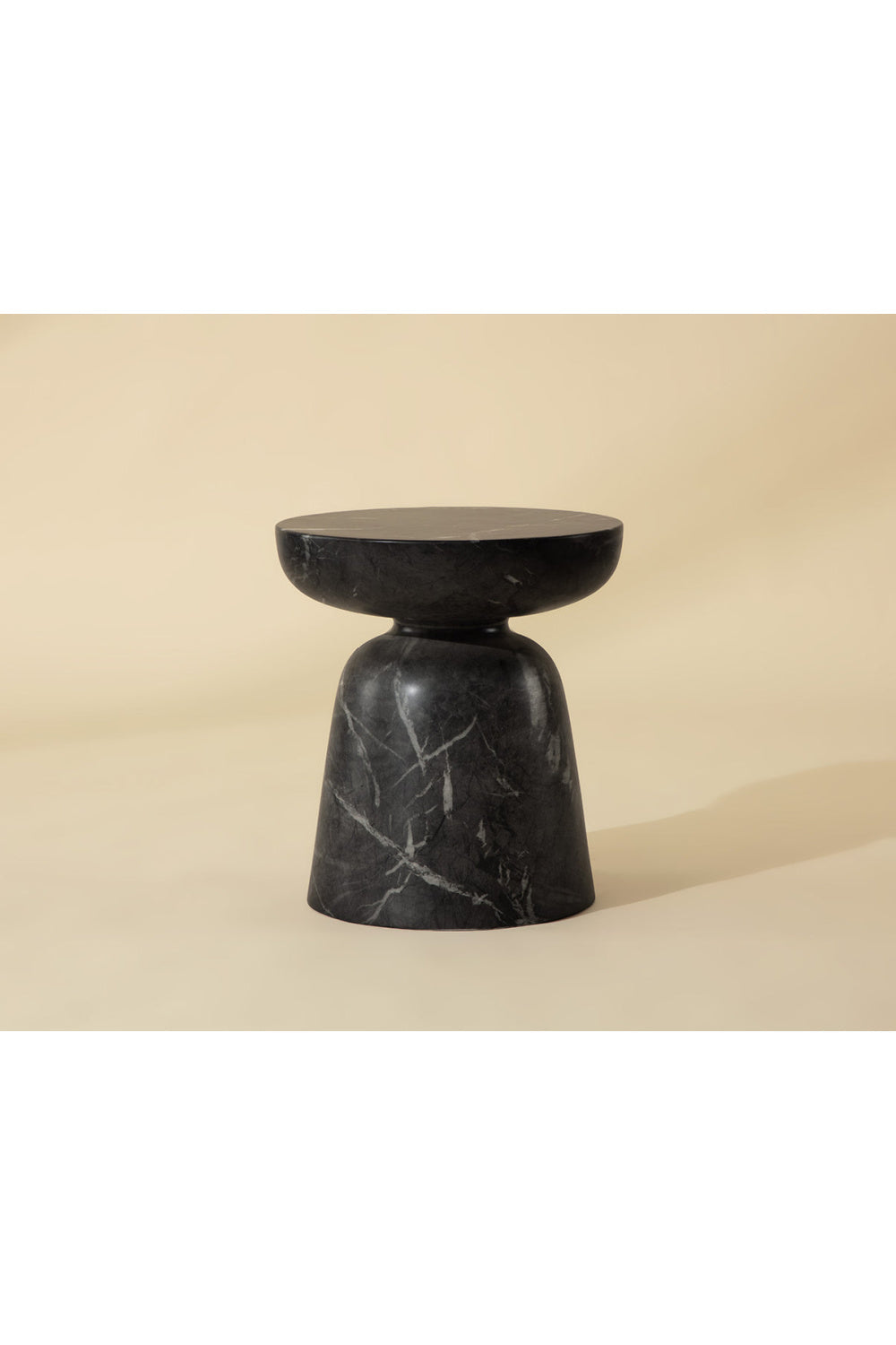 Marble-Look Indoor/Outdoor End Table by Splendido Lucida Side Table, alternate view 18