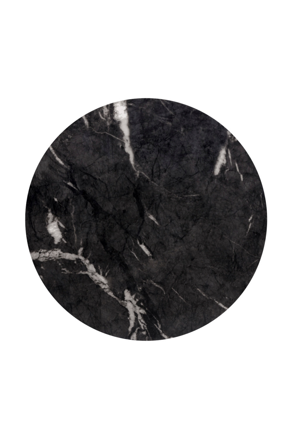 Round Marble-Look Indoor/Outdoor End Table by Splendido Goya Side Table, alternate view 15
