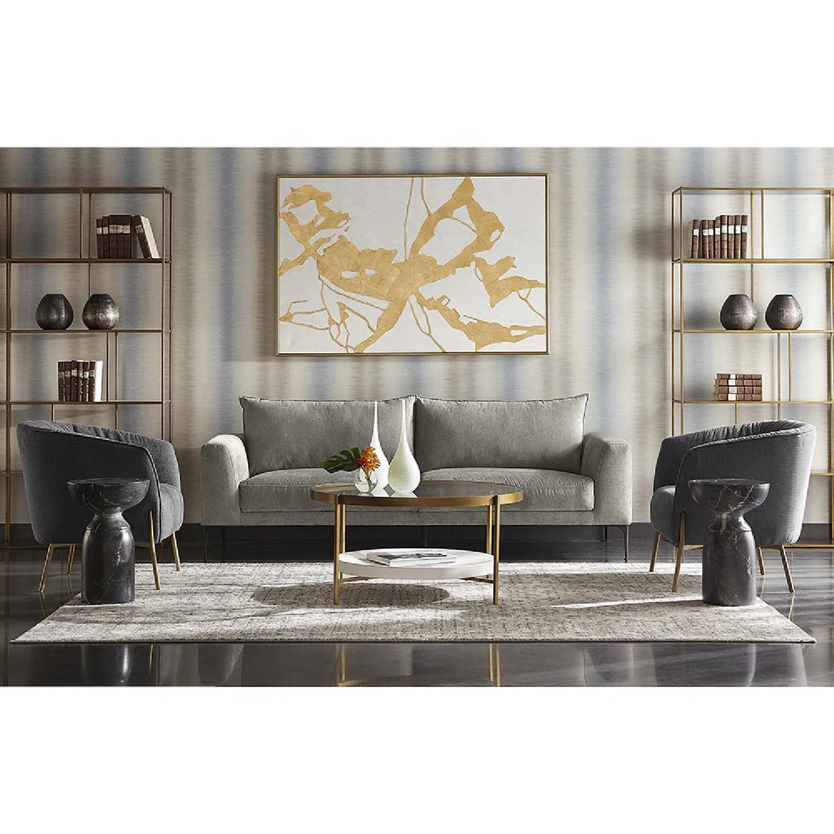 Black Glass Coffee Table by Splendido Kiernan, alternate view 7