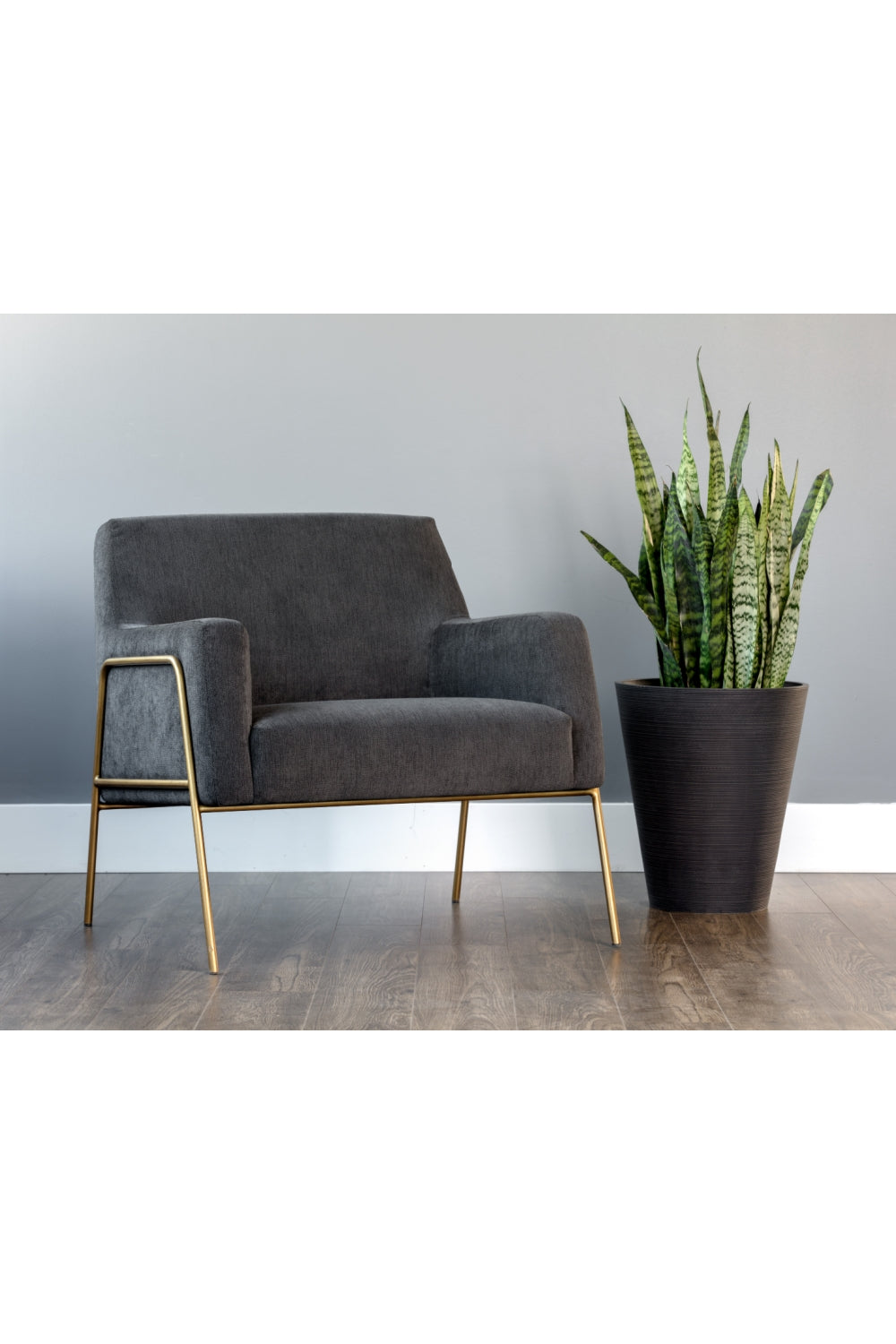 Fabric Upholstered Lounge Chair by Splendido Cybil Accent Chair, alternate view 24