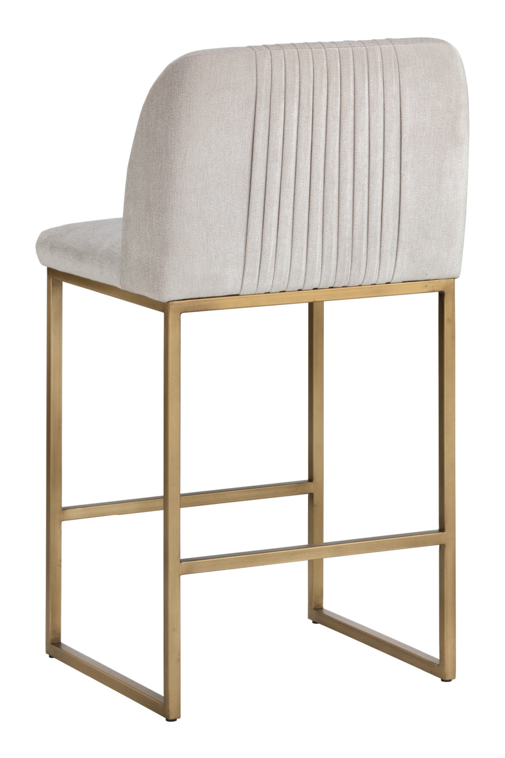 Ruched-Back Fabric Counter Stool by Splendido Nevin, alternate view 4