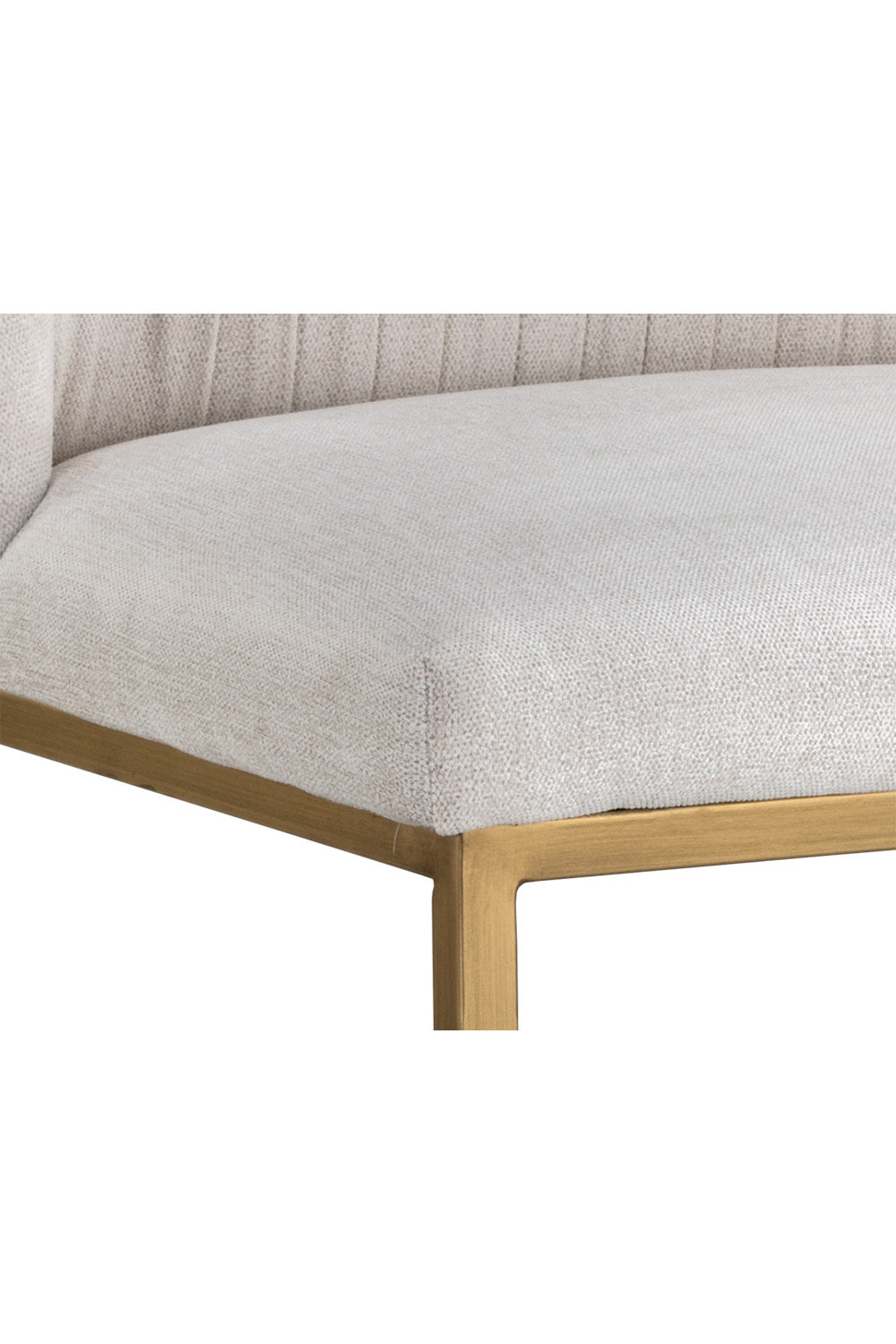 Ruched-Back Fabric Counter Stool by Splendido Nevin, alternate view 5