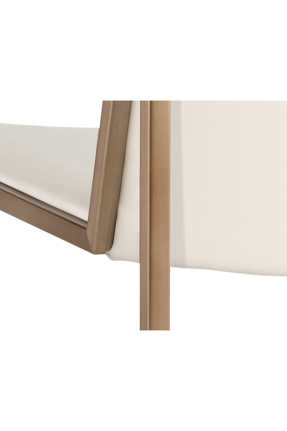 Cream Leather Look Dining Chairs (2) by Splendido Blair, alternate view 10