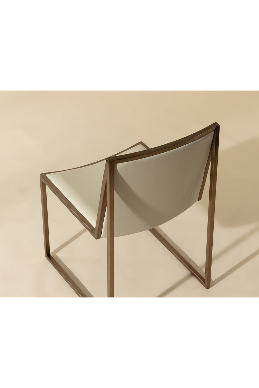 Cream Leather Look Dining Chairs (2) by Splendido Blair, alternate view 7