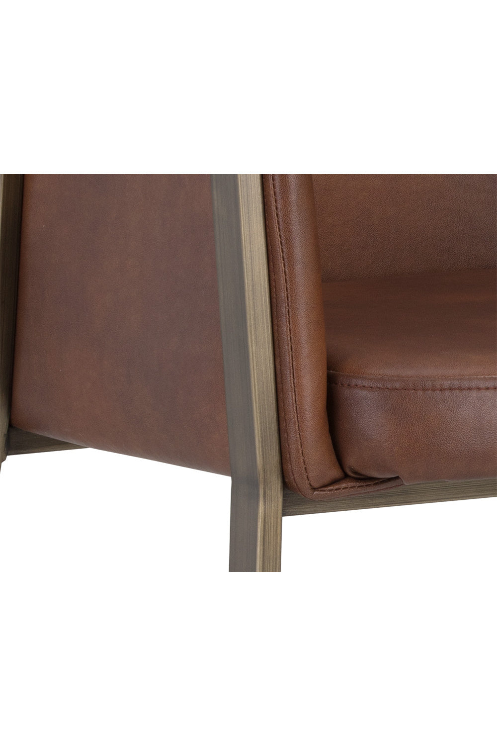Leather Look Dining Armchair by Splendido Bernadette Dining Chair, alternate view 8