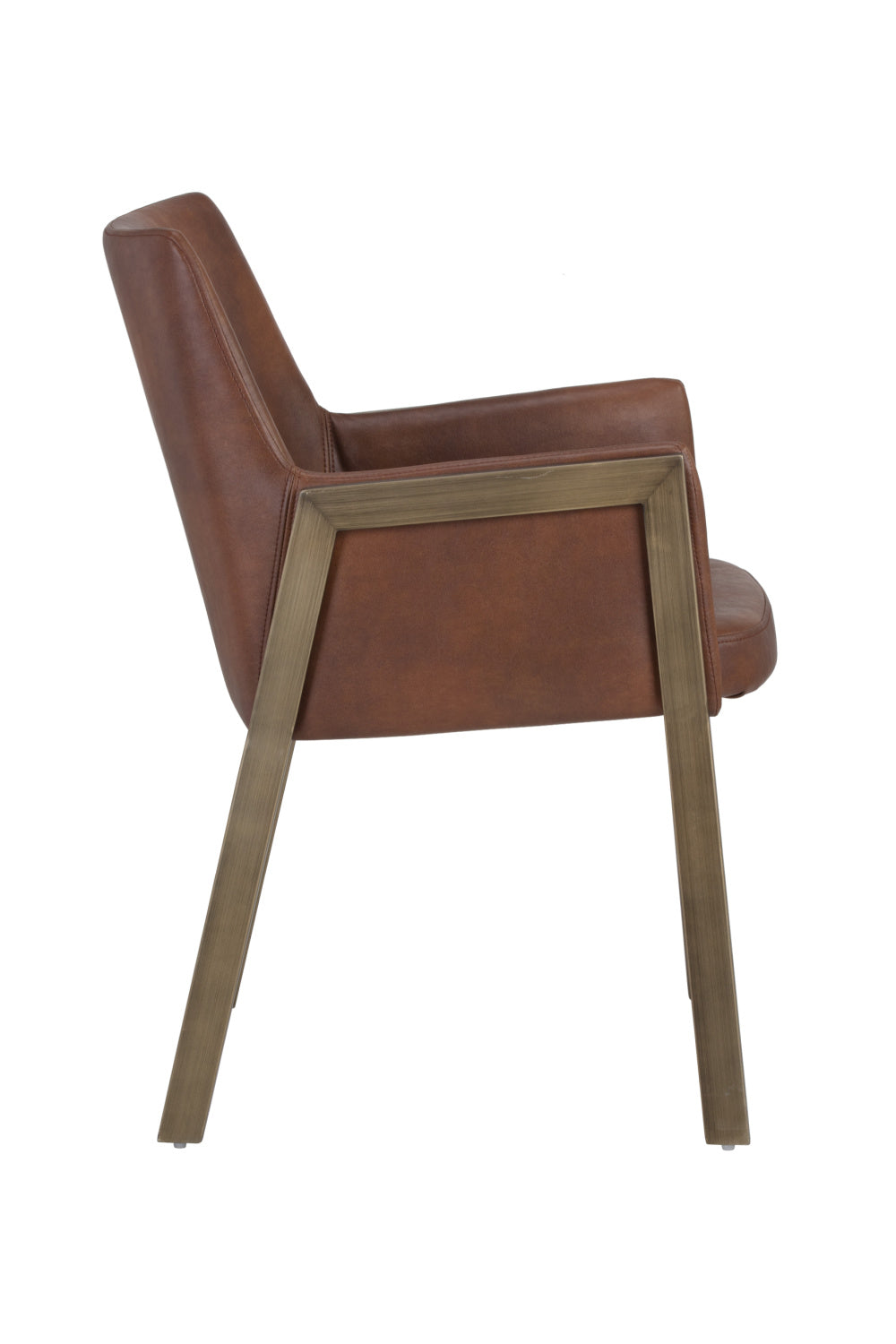 Leather Look Dining Armchair by Splendido Bernadette Dining Chair, alternate view 4